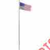20-feet Us Flag Store Kit Heavy Duty Residential Flagpole