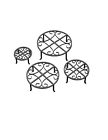 20267 Unbranded Plant Stand Metal 0787392320267