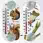 204-15202 La Crosse 2 Pack 8 Indoor Outdoor Clear Window Thermometers Squirrel And Frog 757456983936