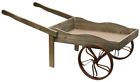206270182 National Tree Rustic Vintage Garden Cart Flatbed Wheelbarrow 0729083474316