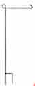 21000 Fans With Pride Garden Flag Stand 42 H X 0.5 W 18 L Black Evergreen Enterprises New 799331828253