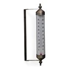 2167 Outdoor Thermometer Bjerg Instruments Antique Brass Finish 10 Garden Decor Home Patio Wall Mount 608819442167