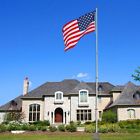 22flp002-25-f1-n Yescom Usa 25 Ft Telescopic Aluminum Flagpole Free Flag Ball Pole Top Kit Fly 2 Flags