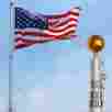 22flp003-16-f1-n Yescom 16ft Telescoping Flagpole W 3x5 Us America Flag Kit Outdoor Gold Ball Aluminum 640671070140