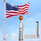 22flpfps003-30-n Yeshom 30 Telescopic Aluminum Flag