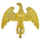 22fpt003-eagle-p15 Yessources Handcrafted Gold Eagle Finial Top For 25ft 20ft 16ft Telescopic Flag Pole Paint 637509497019