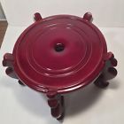 241812d Oriental Furniture Rosewood Fishbowl Stand Size Base Diameter 039083241826