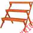 251678 Eco Plants Outdoor Plant Stand Tiered 3 Tier Wood Wooden Table Shelves Garden Indoor Rack 769748251678