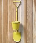 2761949 Afoyft Yellow Shovel Wrought Iron Tool Planter Flower Pot Wall