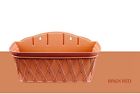 2pack Mrgarden 17 Inch Rectangular Plastic