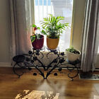 Yadqumcg6k 2pcs Iron Plant Stand Heart Shape Outdoor Indoor Flower Holder Diy Combination