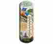 Amebthm133 3-dimensional American Expeditions Bluebird Tin Thermometer By Yard Porch