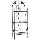 X50.4 3-layer Plant Rack Black 20.5 X11 Iron