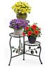 30049 Tall Plant Stand Metal Flower Pot Racks Decor 731007430049
