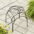 3017m Unbranded Short Bronze Plant Stand Pot Flowers Holder Patio Porch Yard Lawn Garden Deck