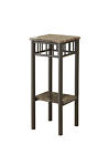 3044 Monarch Traditional Modern Style Cappuccino Metal Plant Stand Home Furniture I 021032257989