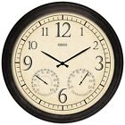 3078791 Thermometer Clock Id . 19.25 Hygrometer Bronze