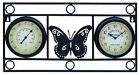 3134495 Metal Motif Butterfly Id Clock