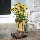 315721 Large Cowboy Boots Planter Patio Porch Garden Plant 044321315726