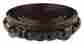 317095 Ac-st-ros10-size4 Oriental Furniture Carved Base Stand In Dark Rosewood Finish W Hole Id