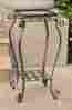 3446-27-ant-bk 3185299 International Caravan Iron Square Indoor Outdoor Plant Stand In Antique Black Finish Id