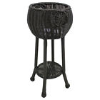 3197-ab International Caravan Riviera Resin Aluminum Round Plant Stand 700493241132