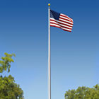 320330 Super Tough Commercial Grade Sectional Flagpole Clear Anodized 844560047415