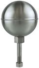 330039 Fortisvex Inch Stainless Steel Satin Finish Ball Flagpole Ornament