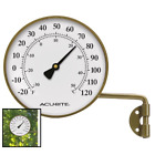 00334 334 Acurite Brass Swivel Thermometer 885159909158