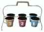 Fp-4103 3361380 Brown Blue Id Pots Red