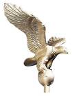 33668 Whitehall Eagle Flag Pole Mount In Gold Bronze Id 719455007952