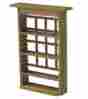 0671510 34001 Algreen Wood Planter Shelf Garden 3 Shelves Decorative Trellis Wall Decor Indoor Outdoor 067151340010