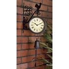 35412 Deco Clock Double-sided Metal