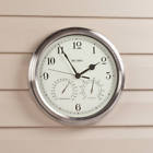 362363 Unbranded Big Ben Metal Outdoor Garden Wall Clock Thermometer Hygrometer