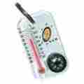 370662 Sun Therm-o-compass Neon Thermometer