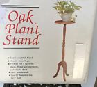 396 Unbranded Nib Plant Stand Queen Anne Oak Finish 081438039602