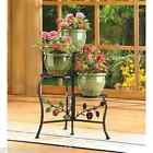 39857 Tiered Design Toscano Plant Stand Shelf Wrought Iron 3 Tier Flower Pots Planter Garden Patio Decor New 817515011960