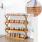 Nw80puyrlc 4/5 Tier Portable Folding Bamboo Entryway Shoes Rack Plant Stand Books Holder