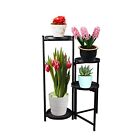 4 Tier Plant Stands Reinforced Metal Planter Pot Holder Shelf Indoor Outdoor