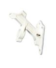 17917211085 410111 Toland Home Garden White Metal Bracket Holder For