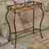 4115-ps-hy International Caravan Valencia Resin Wicker Steel Rectangular Plant Table Honey 700493041152