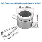 4332687516 Bonytek Pack Aluminum Alloy Flag Pole Rings Degree Rotating Flagpole