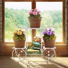 43678 Garden Patio Cart Stand Flower Pot Plant Holder 674775443678