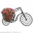 44415 Bicycle Basket Best Plant Stands Decor Nostalgic Stand Wrought Iron Garden Home Patio Yard 769675244415