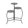 45078 Litton Lane Modern Black Folding Plant Stand 758647450787