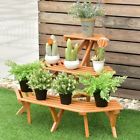 45794 Wooden Rack For Plants Corner Pot Ladder Stand 822434845794