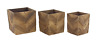 45896 Deco Planter Brown 689738449239