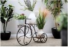 46566260 Brimfield May Modern Decorative Metal Wood Bicycle Plant 7426910329100