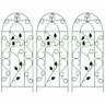 47099 Vidaxl Plant Climbing Racks Pcs Black Iron 719883757414