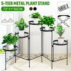 Kpy9874839 5 Potted Plant Stand Flower Rack Metal Shelf Outdoor Indoor Garden Corner